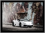 Graffiti, Samochód, Lamborghini